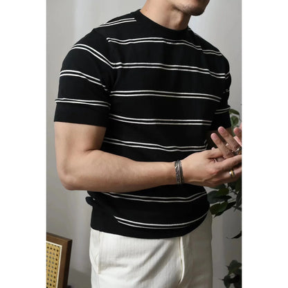 Smart casual striped summer t-shirt