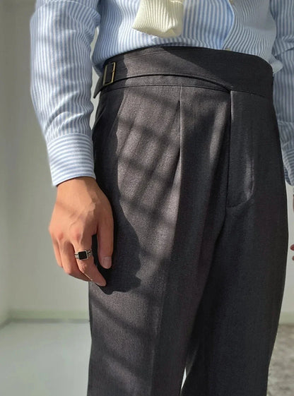 High waist gentleman trousers