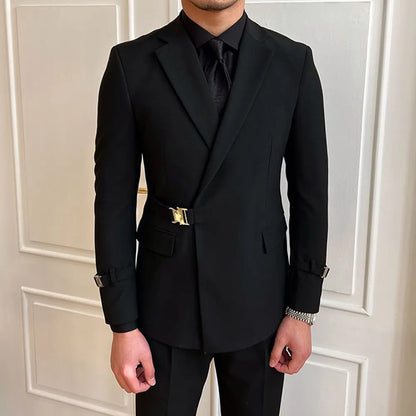 BLACK gentleman suit