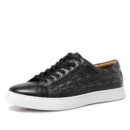 Chaussures noires en cuir véritable YML