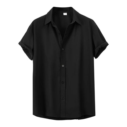 Antonios Summer Short Sleeve Solid Shirt