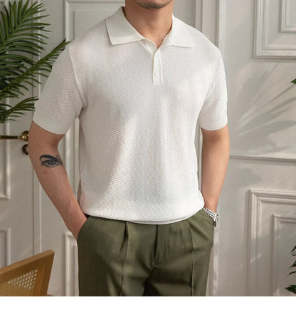 Casual men's polo t-shirt