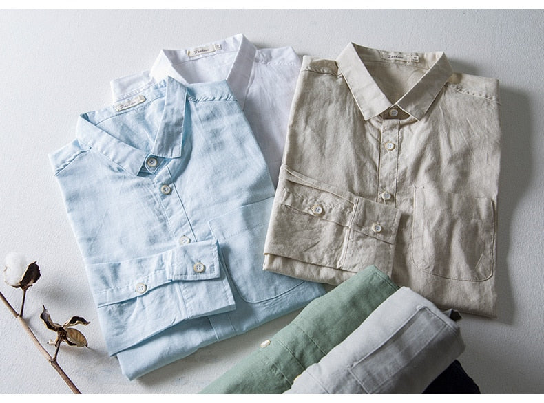 Japan Design Linen Shirt