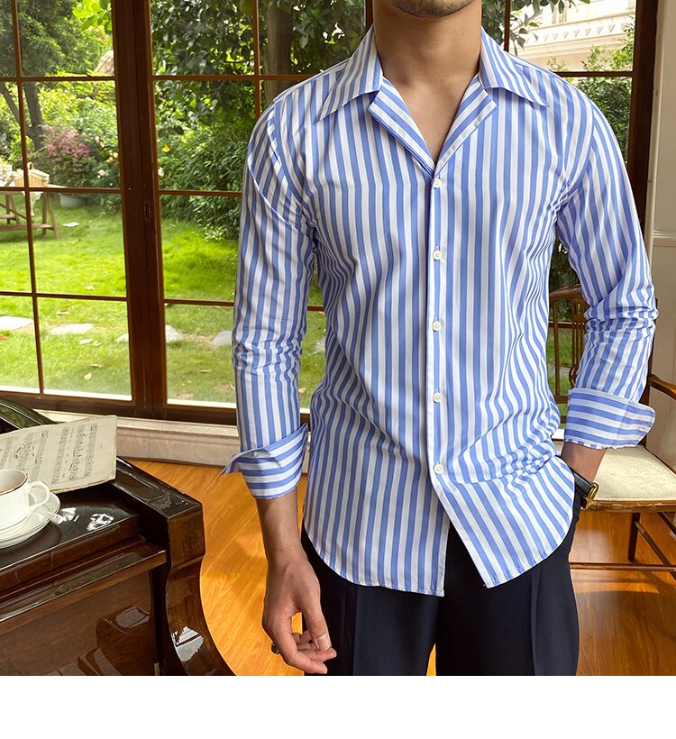 Office Formal Striped Shirt