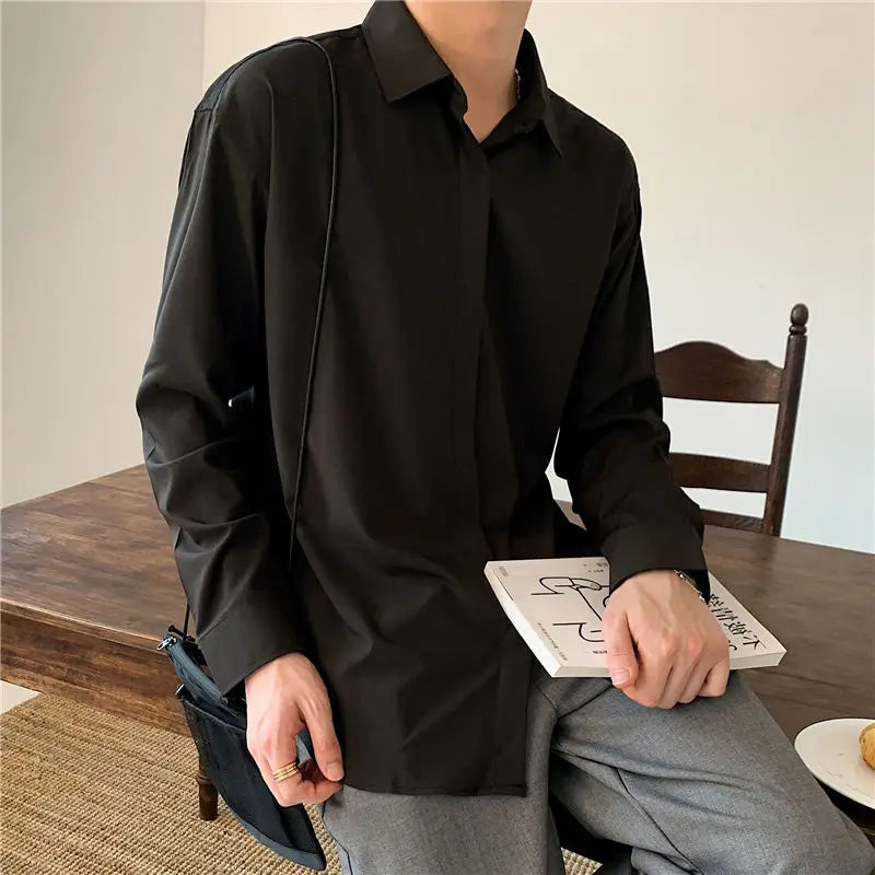 Business loose long-sleeve shirt