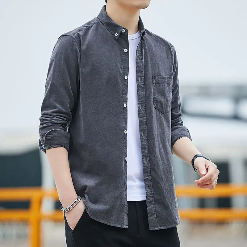 Summer loose style long-sleeve shirt