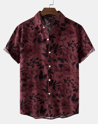 Chemise hawaïenne fleurie  YML pour hommes