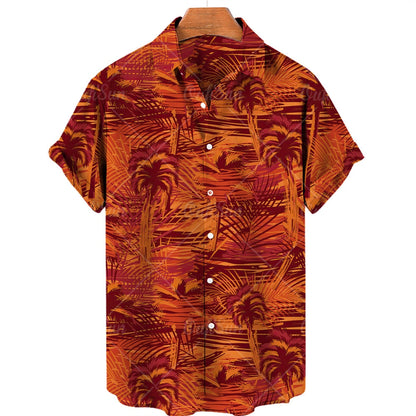 AntoniosClothing Hawaiian Summer Short-Sleeve Shirt