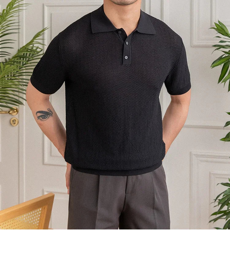 Casual men's polo t-shirt