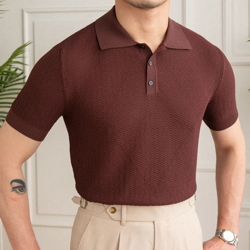 Casual men's polo t-shirt