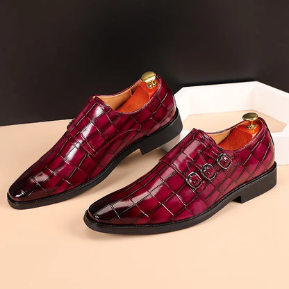 Oxford triple strip-on shoes