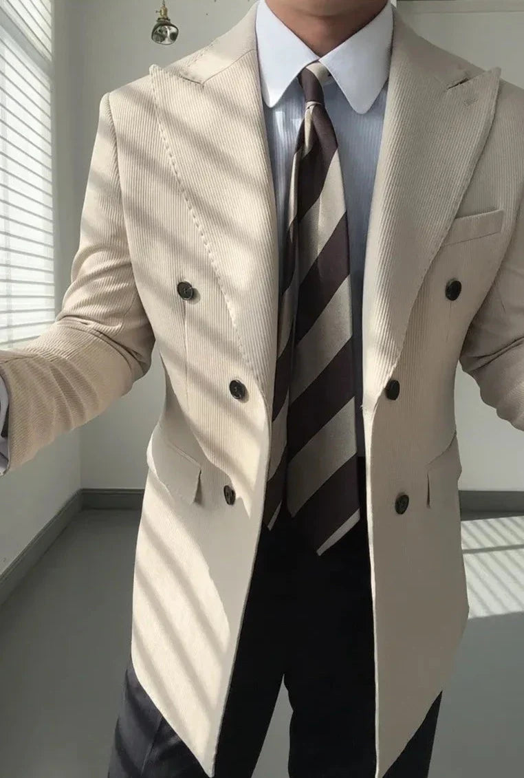 blazer de costume croisé YML