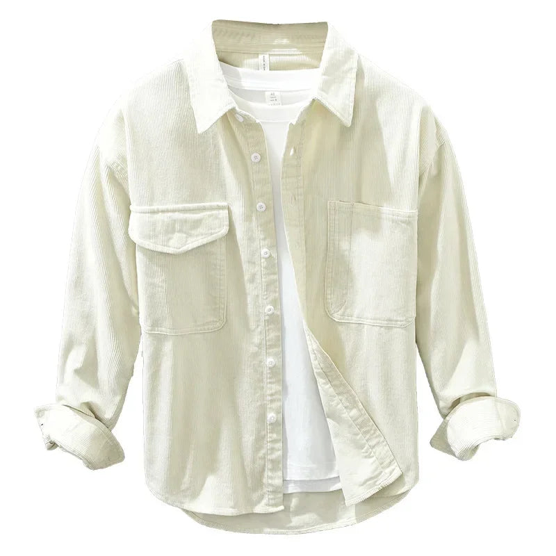 Cotton corduroy spring shirt