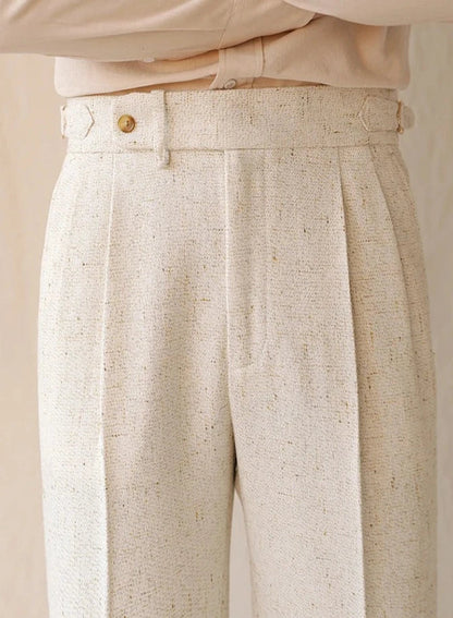 Paris high-waist design trousers