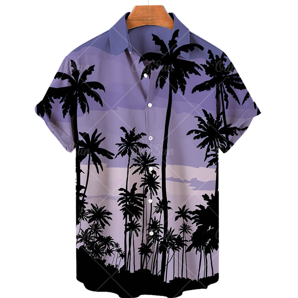 AntoniosClothing Hawaiian Summer Short-Sleeve Shirt