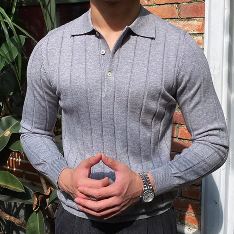 Oxford polo sweater