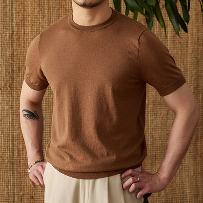 Luxury o-neck collar summer t-shirt