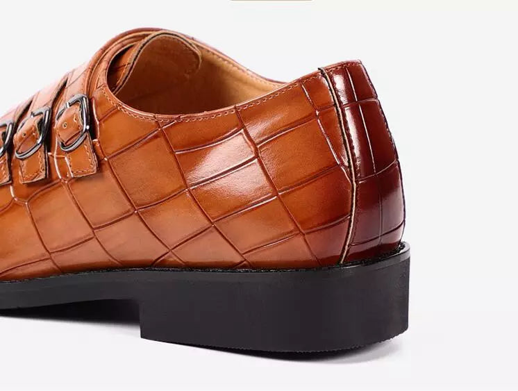 Oxford triple strip-on shoes