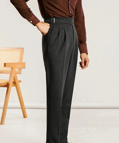 Office high waist gentleman trousers