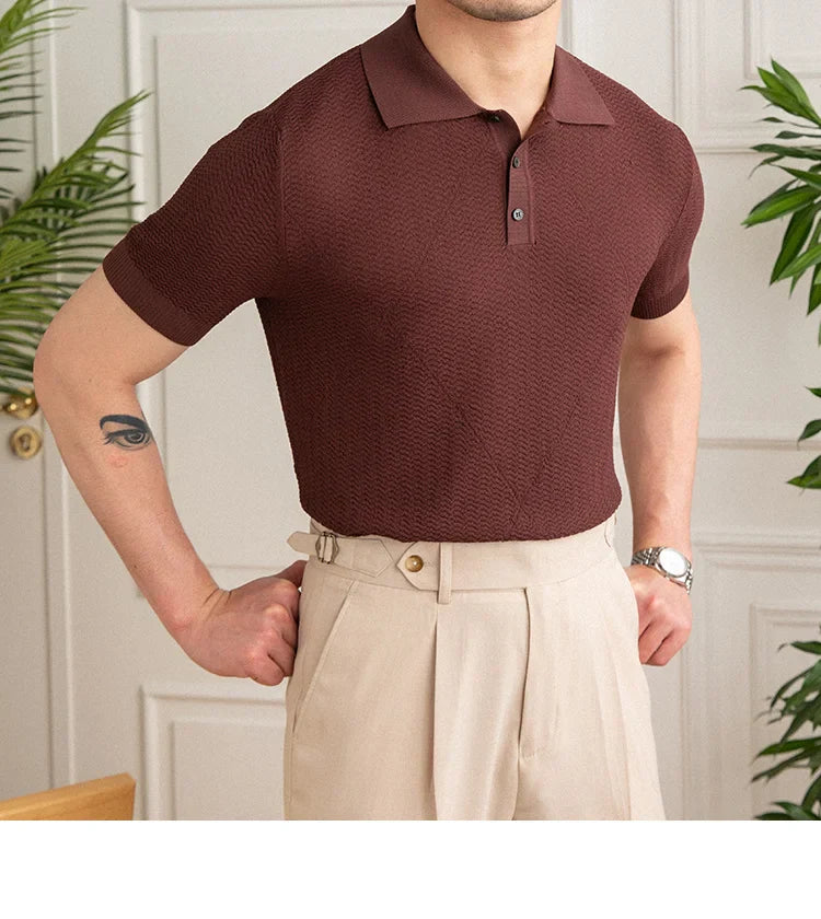 Casual men's polo t-shirt