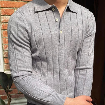 Oxford polo sweater