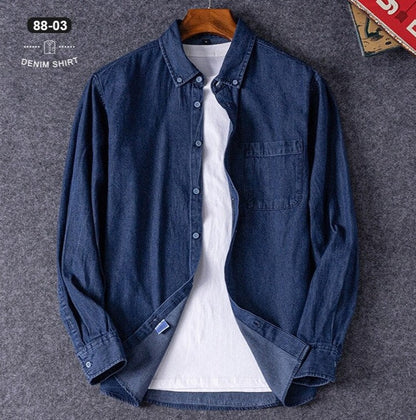 Business Casual Denim Shirt