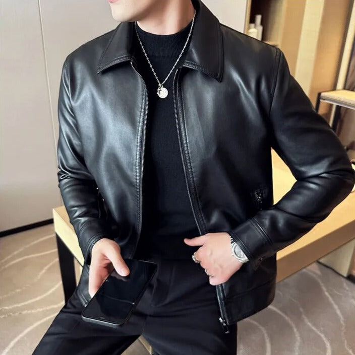 MOTO black leather jacket