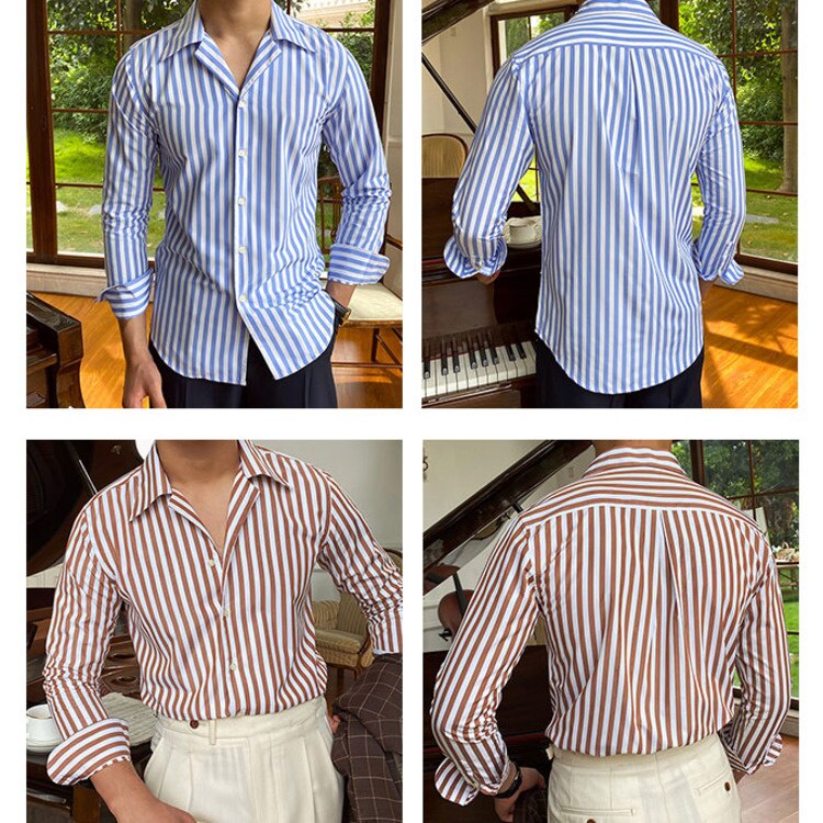 Office Formal Striped Shirt