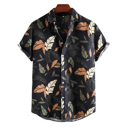 Antonios Summer Floral Print Shirt Men