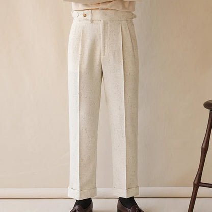 Paris high-waist design trousers