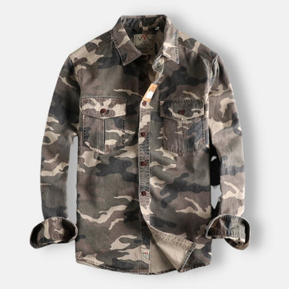 Chemise cargo pour homme