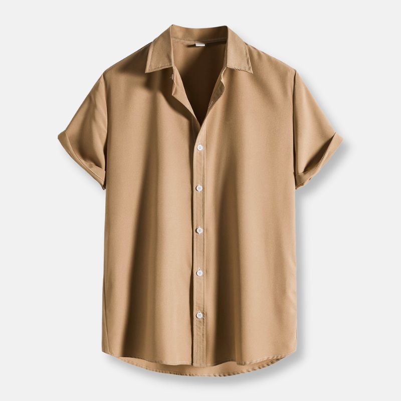 Antonios Summer Short Sleeve Solid Shirt