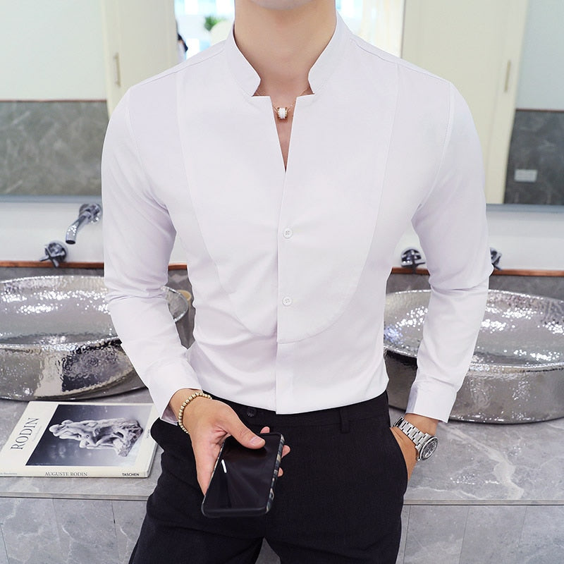 AntoniosClothing Elegant Slim fit long sleeve shirt