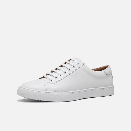 Chaussures blanches en cuir véritable YML