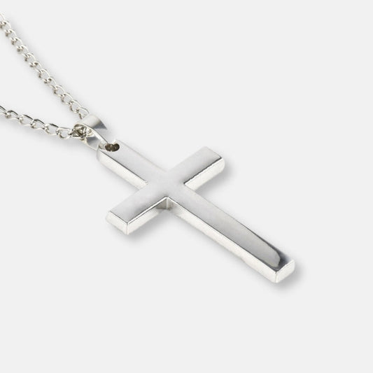 Collier Croix en Acier Inoxydable Homme YML