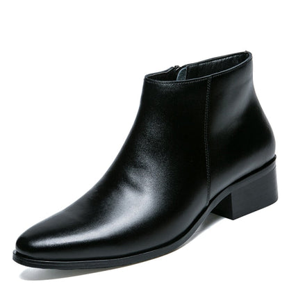 Bottes en cuir véritable pour hommes YML