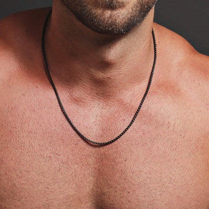 Collier cubain en acier inoxydable pour homme YML