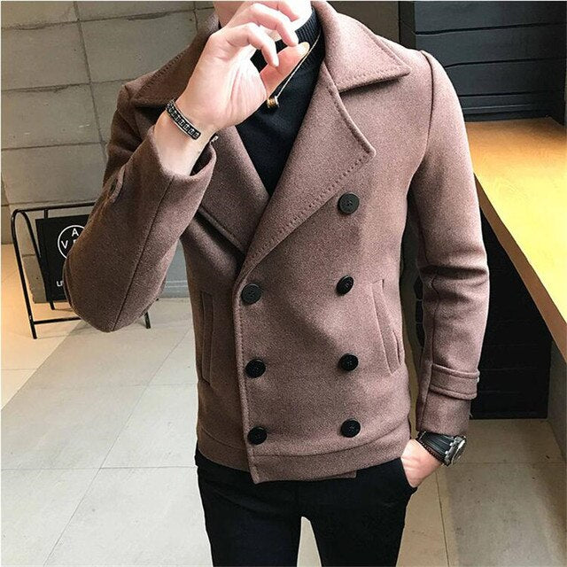 Manteau de style français pour hommes YML