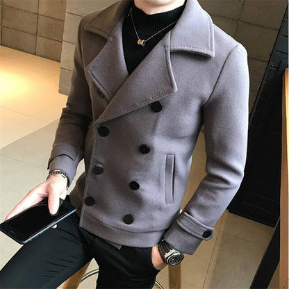 Manteau de style français pour hommes YML