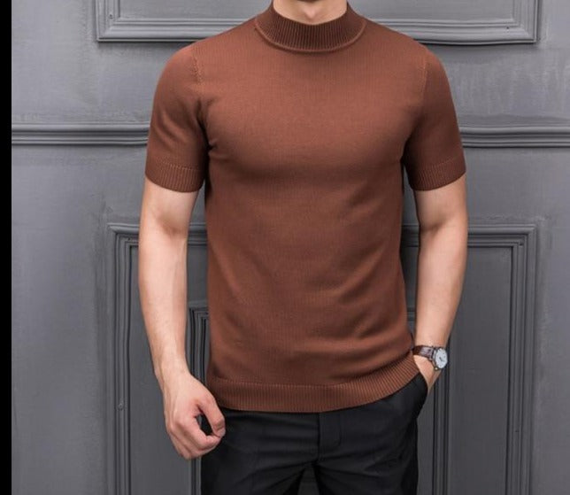 Antonios Semi-High Collar Sweater