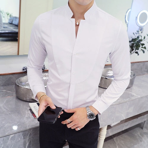 AntoniosClothing Elegant Slim fit long sleeve shirt