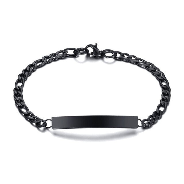 Bracelet minimaliste en acier inoxydable pour homme YML