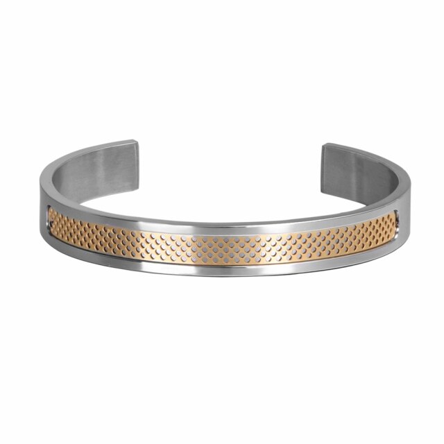 Bracelet en acier inoxydable égyptien pour hommes YML