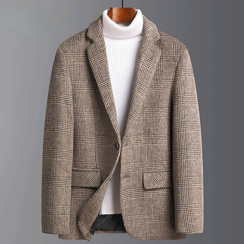 Blazer à carreaux pour homme YML