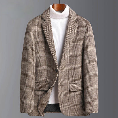 Blazer à carreaux pour homme YML