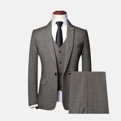 Gentleman Business 3 piece Suit (blazer+vest+pants)