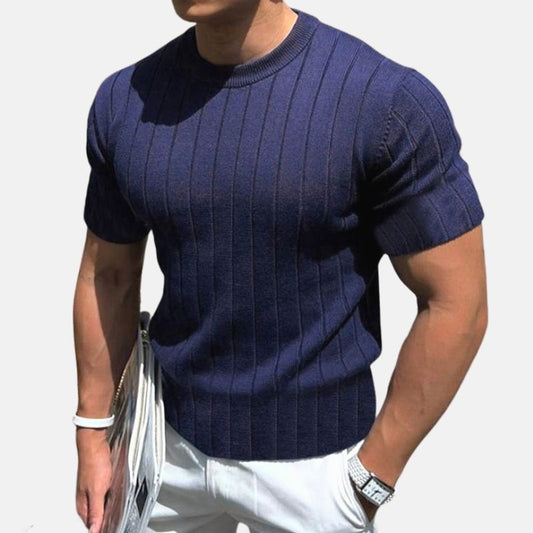 Antonios Striped Solid T-Shirt