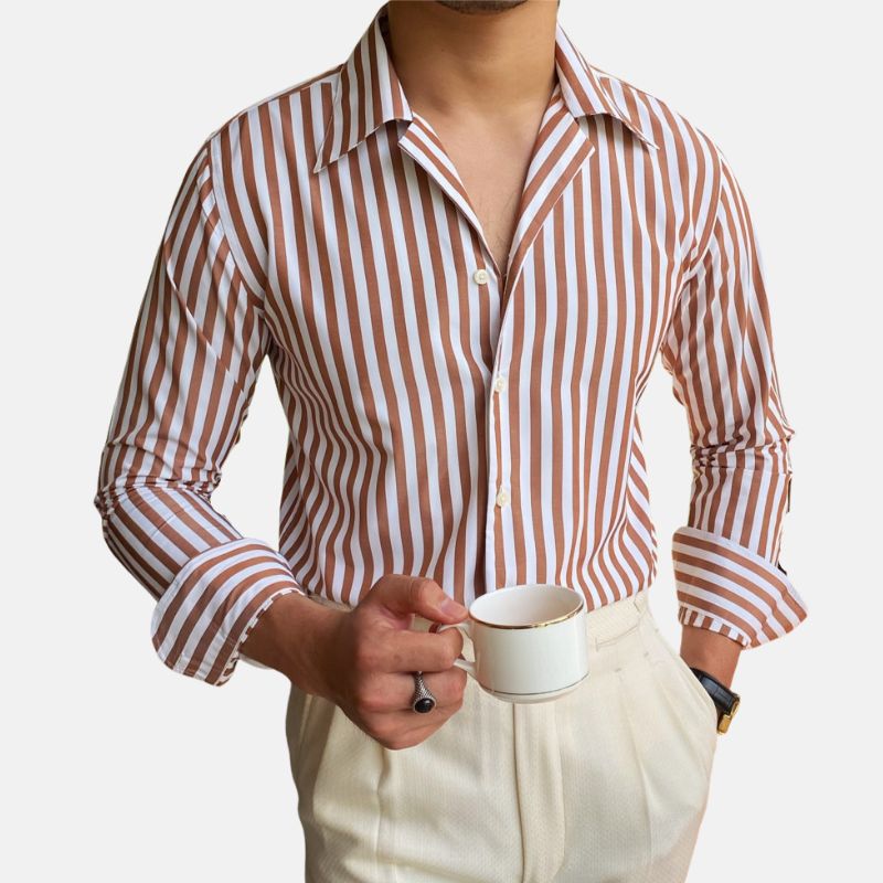 Office Formal Striped Shirt